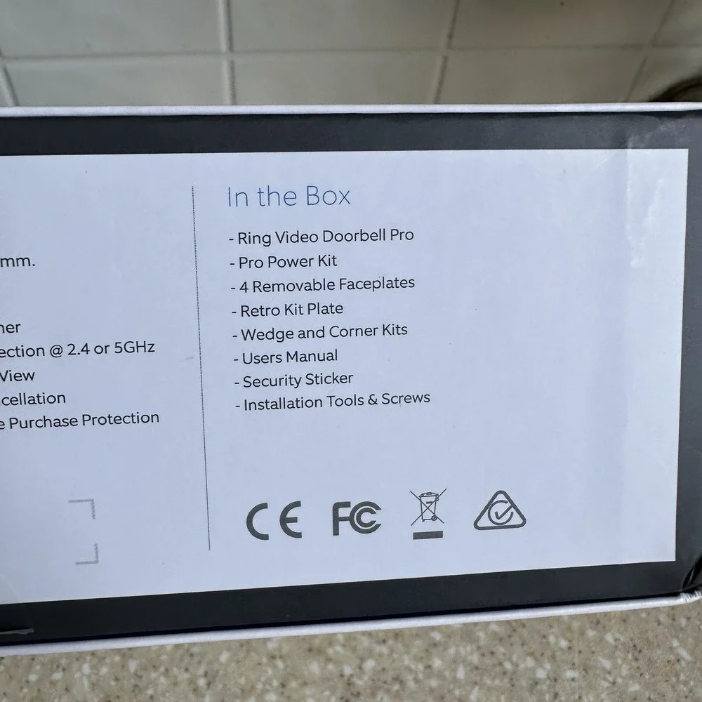 RING VIDEO DOORBELL PRO [WIFI VIDEO SMART DOORBELL]